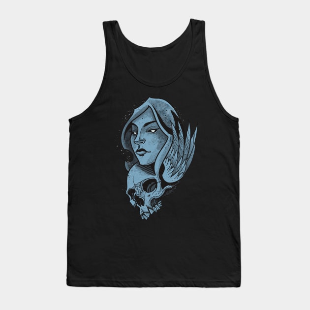 Mother skull Tank Top by Felipe Vertigo